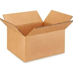 25 pcs Corrugated Shipping Boxes Durable Kraft Cardboard 8 x 6 x 4 Inch