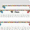 40 PCS Desk Nameplates (Alphabet B) 12" x 3.5"