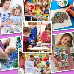 45PCs DIY Diamond Painting Tools and Accessories Kit for Kids Adults, Complete Diamond Art Tools with Diamond Art Pens Tweezers Glue Diamond Correction, Diamond Painting Accessories