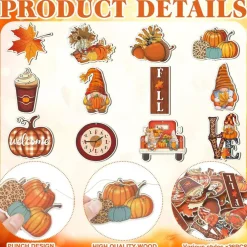 36 Pcs Fall Ornaments for Tree Fall Thanksgiving Decorations(Cute Style)