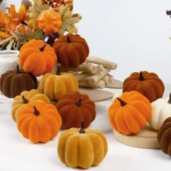 15PCS Fall Pumpkins for Indoor Autume Thanksgiving Home Decor