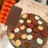 4 Pcs Fall Silicone Candy Molds (Pumpkin & Leaf)