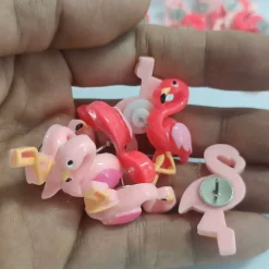 30 pcs flamingo push pins cute resin thumbtacks for bulletin boards, office, classroom, and DIY crafts
