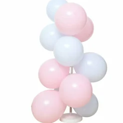 2 pcs 8 ft White Balloon Columns Stands Kit Set Wedding Party Decorations