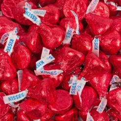 124 Pcs Halloween Candy Party Favors Hershey's Miniatures and Kisses - Bloody