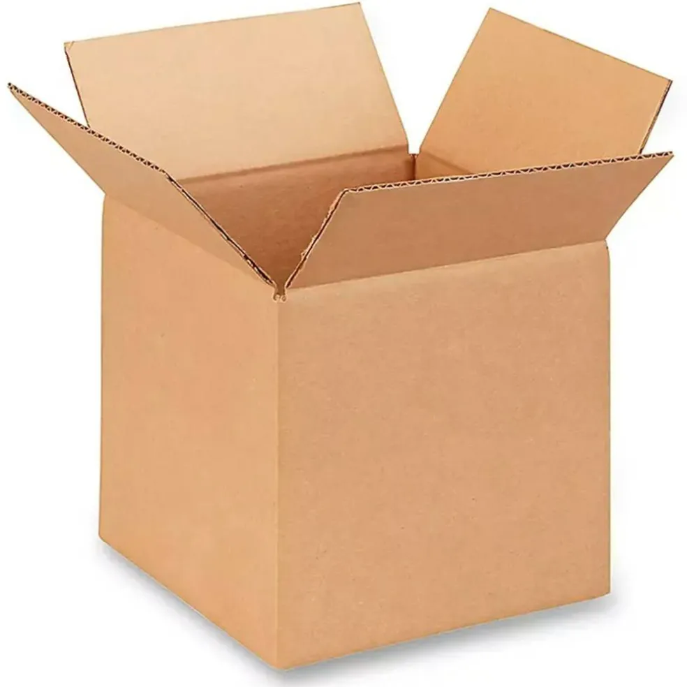 25 pcs Heavy Duty Corrugated Shipping Storage Box 8 x 8 x 8 inch