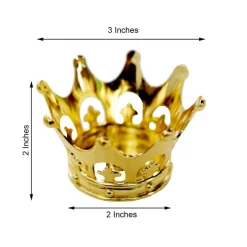 12 pcs 3 in Mini Crowns Favor Holders Wedding