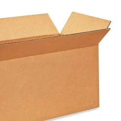25 pcs Long Corrugated Shipping Boxes Heavy Duty C Flute Durable Storage Solution 12 x 6 x 6 inch