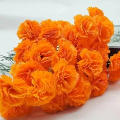 100 Pcs Marigold Flowers(Orange)7.9