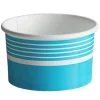 100 Pcs 6oz Ice Cream Sundae Paper Dessert Cups