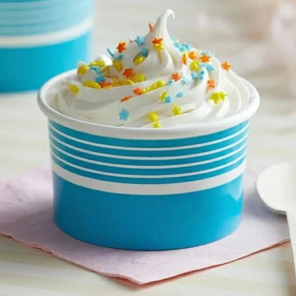 100 Pcs 6oz Ice Cream Sundae Paper Dessert Cups