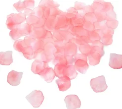 1000 PCS Pink Artificial Rose Petals Silk Flower Petals for Wedding Valentine Proposal Engagement Anniversary Romantic Table Scatter Party Decorations