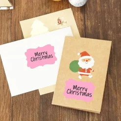 200 Pcs Pink Blank Label Stickers 2 x 3 Inch Self Adhesive Gift Tag Labels Write On Fancy Shape Name Stickers for Gifts Jars Bottles Home Office School