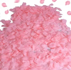 1500PCS Pink Rose Petals Silk Rose Petals for Romantic Night for Her Set Valentine's Day,Wedding,Party,Proposal Anniversary Decorations