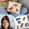 100Pcs Random Assorted Styles Embroidered Patches, Sew on/Iron on Patch Applique for Clothes, Dress, Hat, Jeans, DIY Accessories