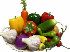 22pcs Realistic Artificial Fake Vegetables, Artificial Vegetables for Decoration