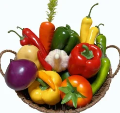 22pcs Realistic Artificial Fake Vegetables, Artificial Vegetables for Decoration