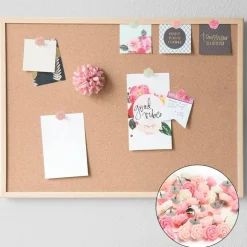 40 pcs rose push pins decorative thumbtacks for cork boards and bulletin boards