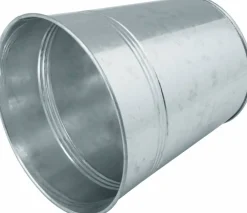 25Pcs Round Metal Buckets 4.72 Inch, Galvanized Steel Pails for Planters, Garden Decor, Party Favors, Wedding Decorations and Storage