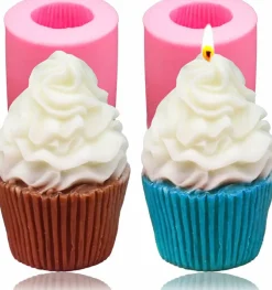 2PCS Silicone Candle Mold
