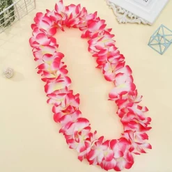 4 pcs Thickened Summer Hawaiian Leis, Perfect Luau Party Supplies for Summer Beach Vacations, Essential Party Decorations (4, 4 Color)