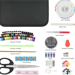 172pcs Travel Sewing Kit, Premium Sewing Supplies Professional Sew Kits