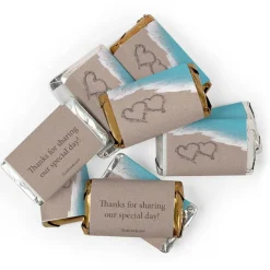 68 Pcs Wedding Candy Hershey's Chocolate Party Favors by Just Candy (20oz) - Beach