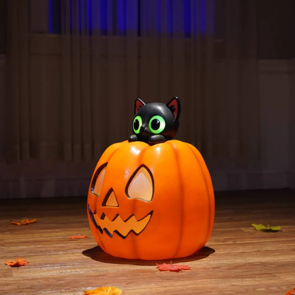 20" Peek a Boo Cat Light Up Blow Mold by Ashland®