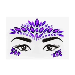 Peel & Stick Jewel Face Decal Set