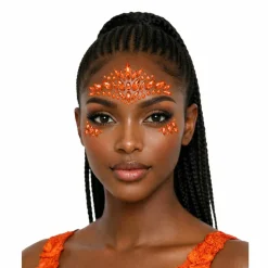 Peel & Stick Jewel Face Decal Set