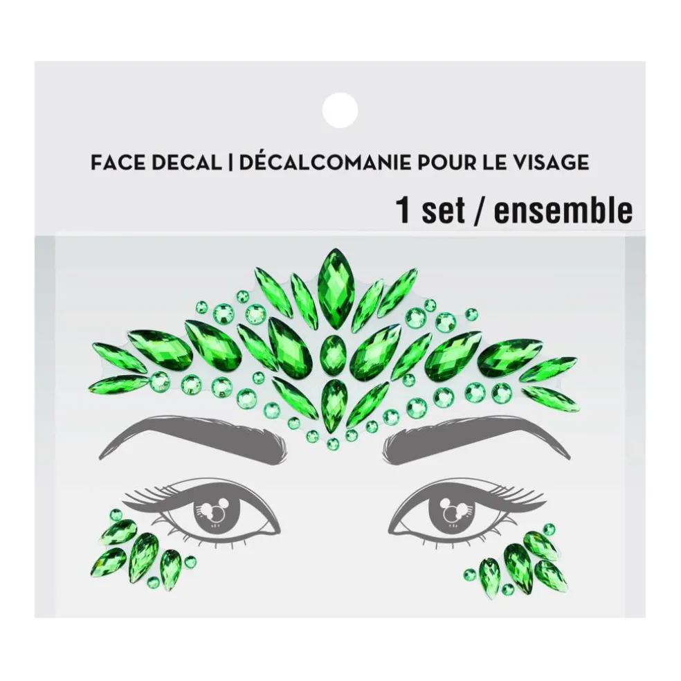 Peel & Stick Jewel Face Decal Set