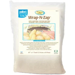 Pellon® Wrap-N-Zap® 45" x 1yd. Microwaveable Cotton Batting