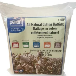 Pellon® 45" x 60" Crib Size All-Natural Cotton Batting