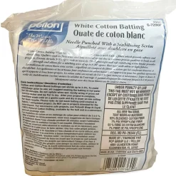Pellon® 72" x 90" Twin Size White Cotton Batting with Scrim