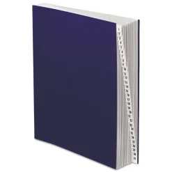 Pendaflex 31 Dividers Date Index Letter Size Expanding Desk File - Dark Blue