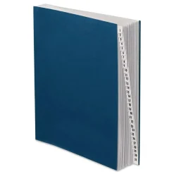 Pendaflex 31 Dividers Date Index Letter Size Expanding Desk File - Dark Blue