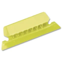 Pendaflex 2 in. Wide 1/5-Cut Transparent Colored Tabs for Hanging File Folders - Yellow (25/Pack)