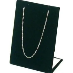 2 Pendant Chain Display Stand Velvet Black