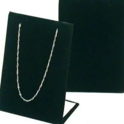 2 Pendant Chain Display Stand Velvet Black