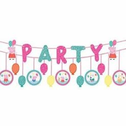 Peppa Pig Double Banner | Multicolor | Decoration | 1 Pc.