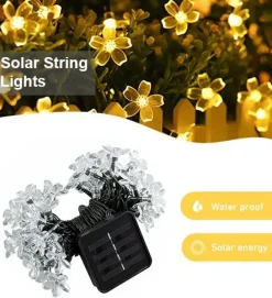 Perfect Holiday 50 LED Cherry Blossom Solar Light