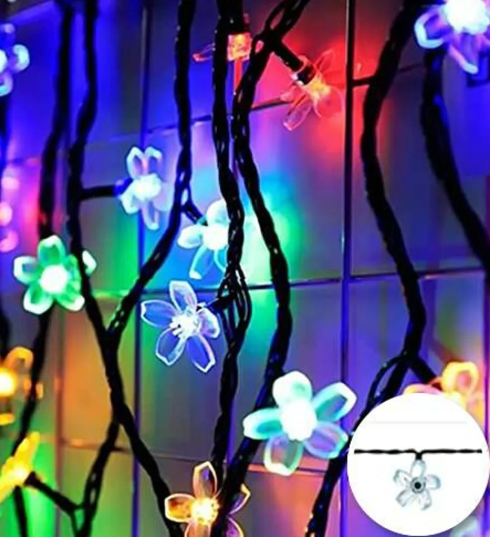 Perfect Holiday 50 LED Cherry Blossom Solar Light