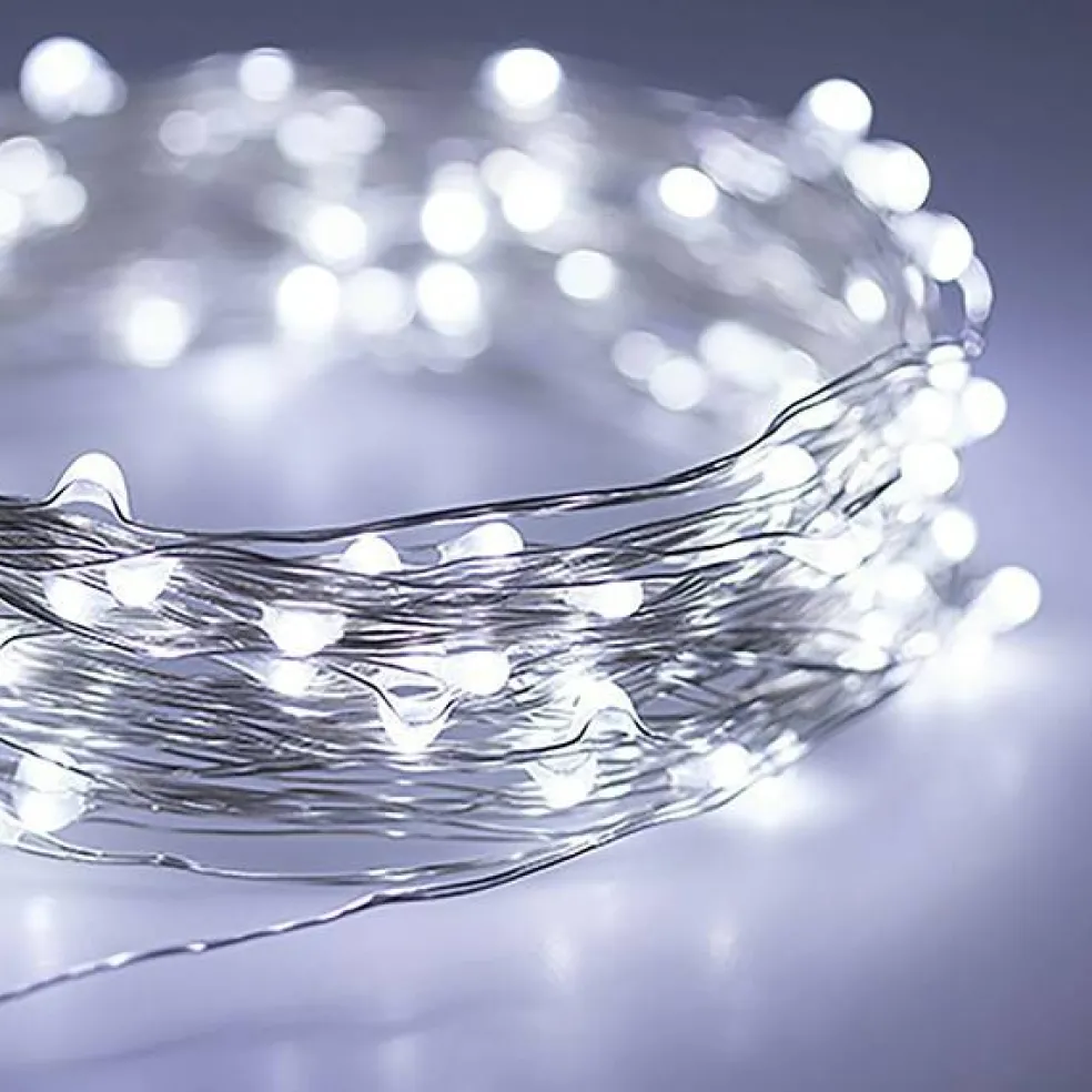 Perfect Holiday 30 LED Copper Fairy String Lights - Battery Operated