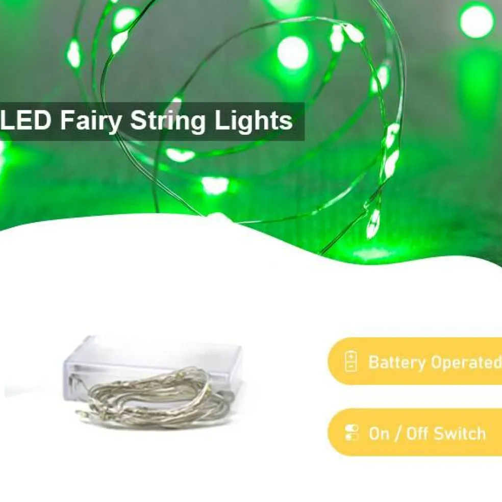 Perfect Holiday 30 LED Copper Fairy String Lights - Battery Operated