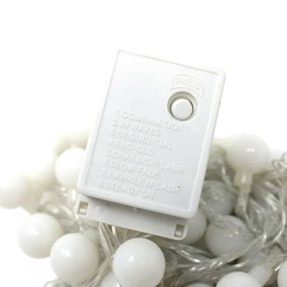 Perfect Holiday 50 LED String Light Bulb With Connector