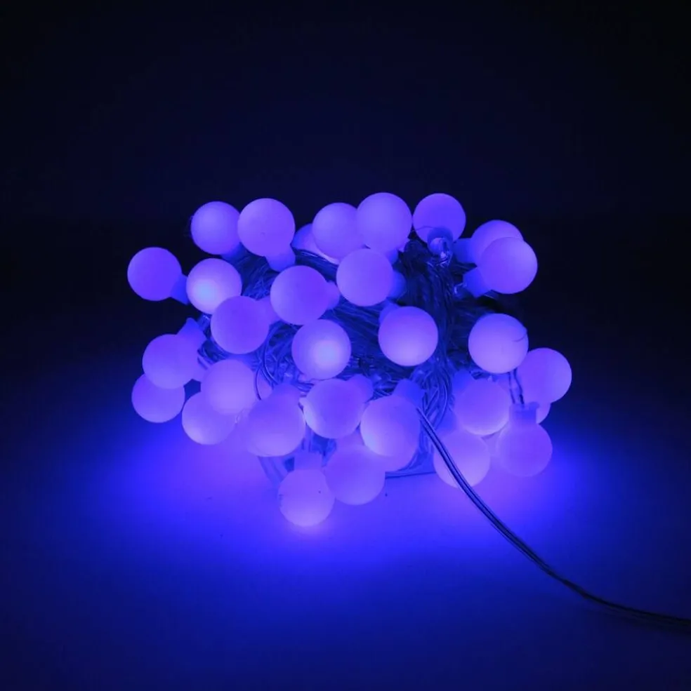 Perfect Holiday 50 LED String Light Bulb With Connector
