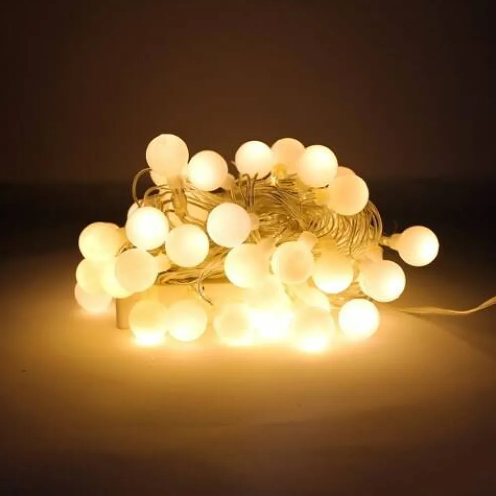 Perfect Holiday 50 LED String Light Bulb With Connector
