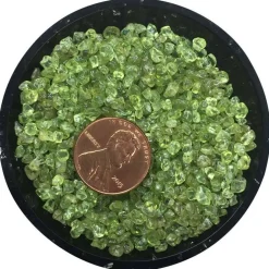 Peridot Grade A Tiny Crystal Chips – Size 0