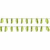 Peridot Green Glass Leaf Beads, 17mm by Bead Landing™