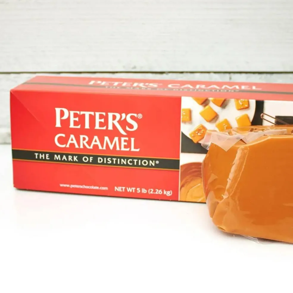 Peter’s Caramel 5 lb. Loaf – Perfect for Candy Apples, Baking & Caramel Candies